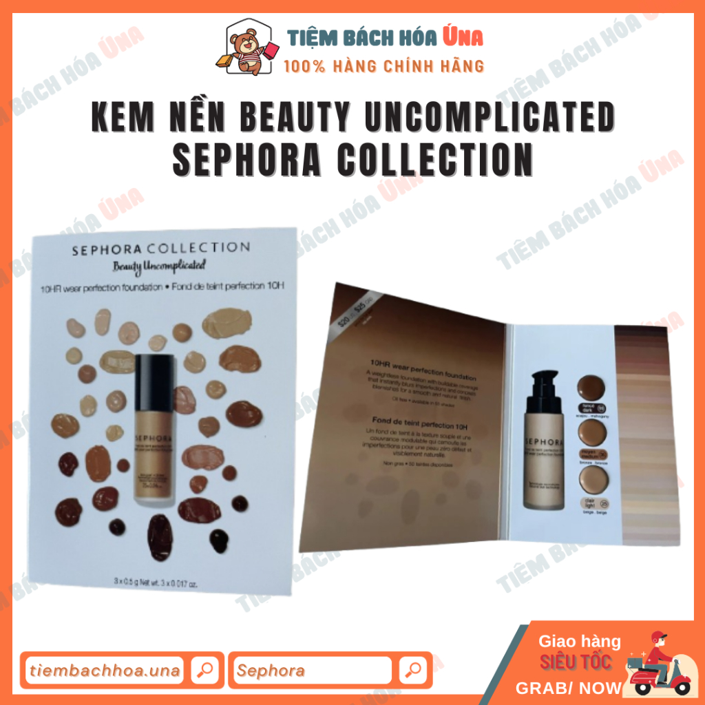 Kem nền Sephora Collection beauty uncomplicated