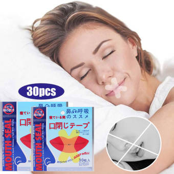 Dorisna 30 Miếng Dán Chống Ngáy miếng dán miếng bảo vệ miệng dải chống ngáy thiết bị hỗ trợ giấc ngủ chống ngáy