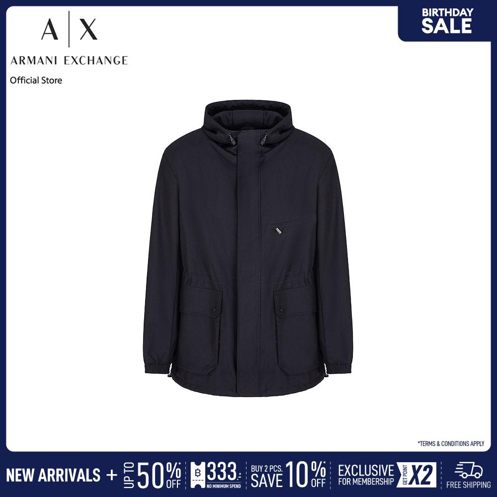 Armani Exchange Coat Men XM000148-AF12041-UB101 Navy Blue ราคา 15,990 บาท*ส่งฟรี