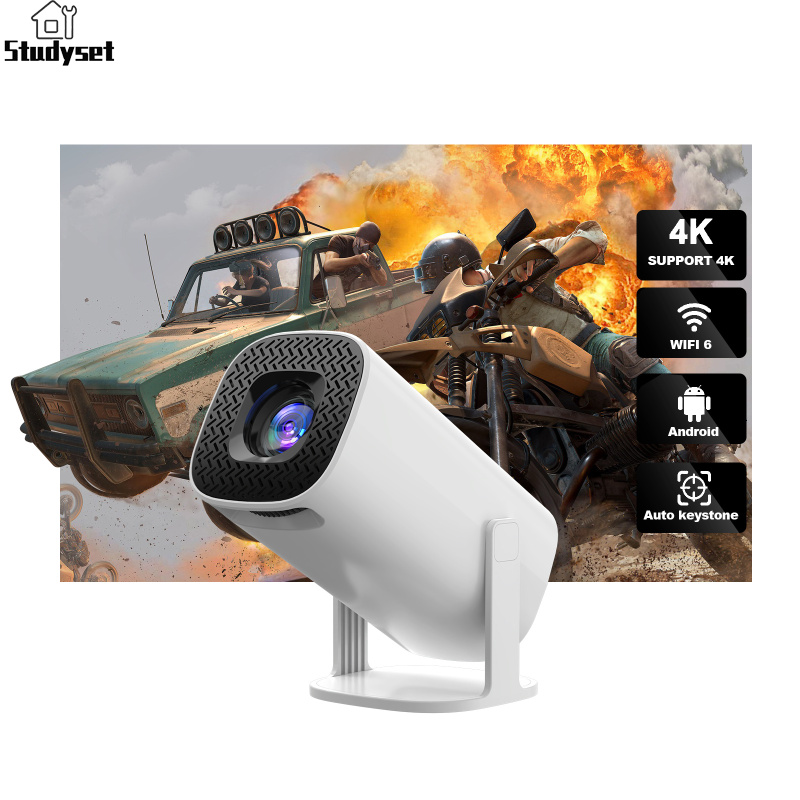 Studyset IN stock Projector Video Projector Outdoor Movies 720P Home 4K Video Smart Projectors Wireless WiFi Home Theater System Projector For Smart Phones Laptop Tablet ราคา 2,485 บาท*ส่งฟรี