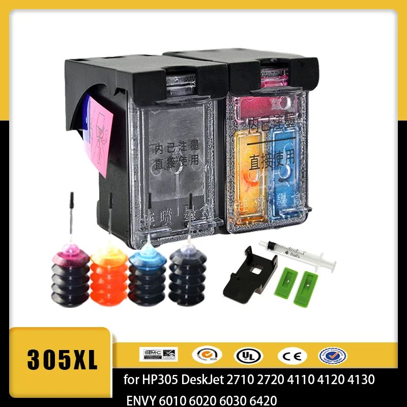 COLORETTO Druckerpatronen für HP 305 XL für HP Envy 6000e Patronen für