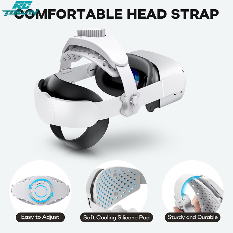 Adjustable Head Strap Premium Replacement Gaming VR Glasses Accessories Reduce Head Pressure Replacement Headband Compatible For Meta Quest 3/2/Pro/Pico4 VR ราคา 498 บาท*ส่งฟรี