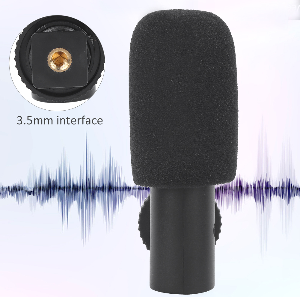 Micro điện thoại di động Micro điện dung màu đen cho ngoài trời