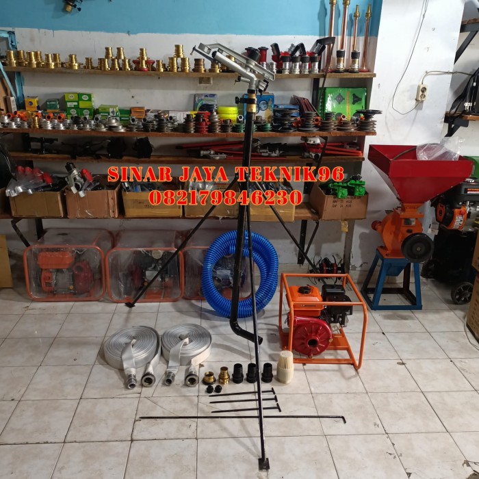 PAKET SPRINKLER SIME HIDRA STOPER RADIUS 35-40 METER+POMPA YASUKA 8 HP - KONGKOW MARKET Giá 12,615,000 Đồng*Miễn phí vận chuyển