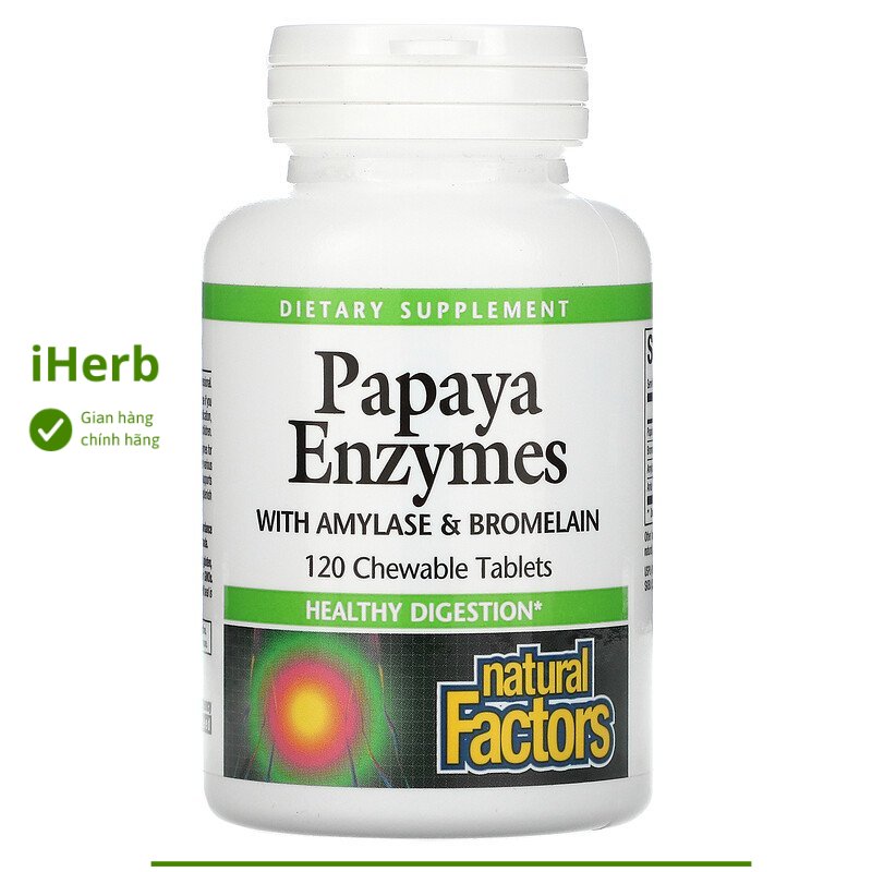 Natural Factors, Papaya Enzymes with Amylase & Bromelain