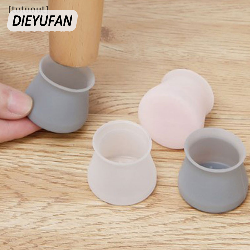 DIEYUFAN [Tutout] แผ่นรองพื้นยางซิลิโคนแผ่นรองฝ่าเท้าแบบวงกลม VN ป้องกันพื้น ราคา 9 บาท*ส่งฟรี