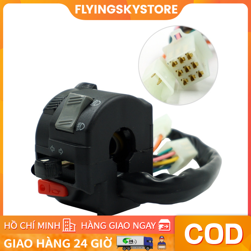 Cùm công tắc trái kèm passing đá đèn ngón trỏ cho GD Sirius