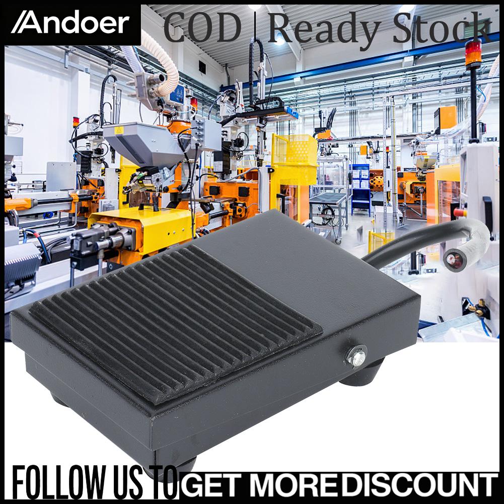 Andoer 2pcs TFS-1 เท้าควบคุมรีเซ็ตตัวเอง Power เท้าเหยียบสวิทช์พร้อม 24 ซม.250V 10A ราคา 565 บาท*ส่งฟรี