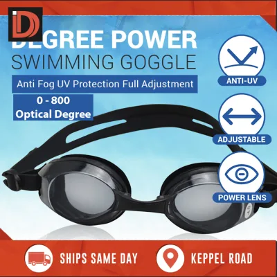 Swimming Goggle with Degree Anti Fog UV Protection Myopia For Adult Men Women Prescription Lens Swim Goggles
