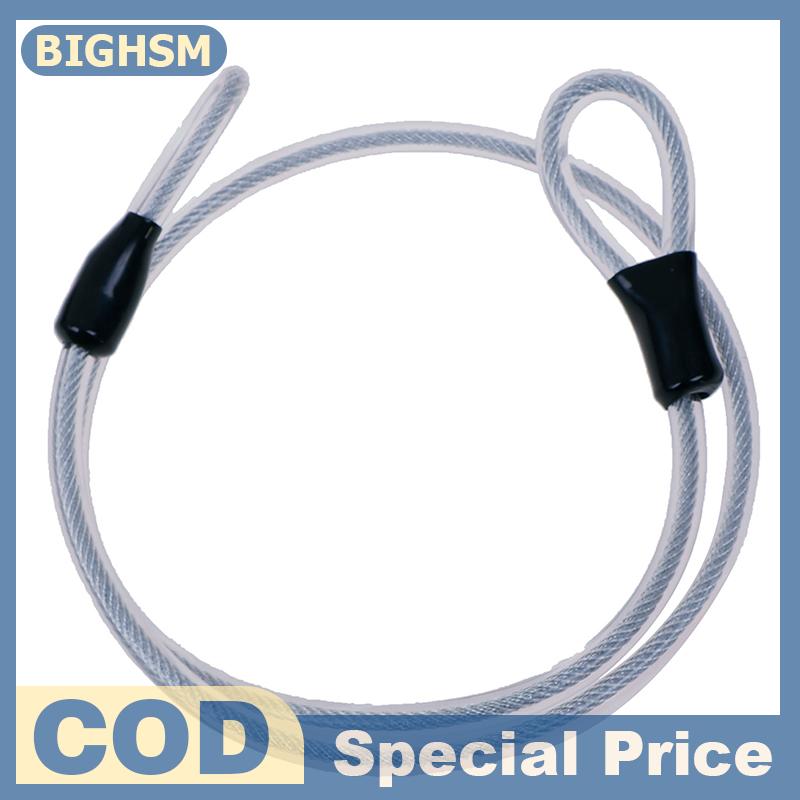 BIGHSM 10mm 1.2m Xe Đạp Khóa Dây đi xe đạp mạnh mẽ cáp thép Khóa dây chống trộm