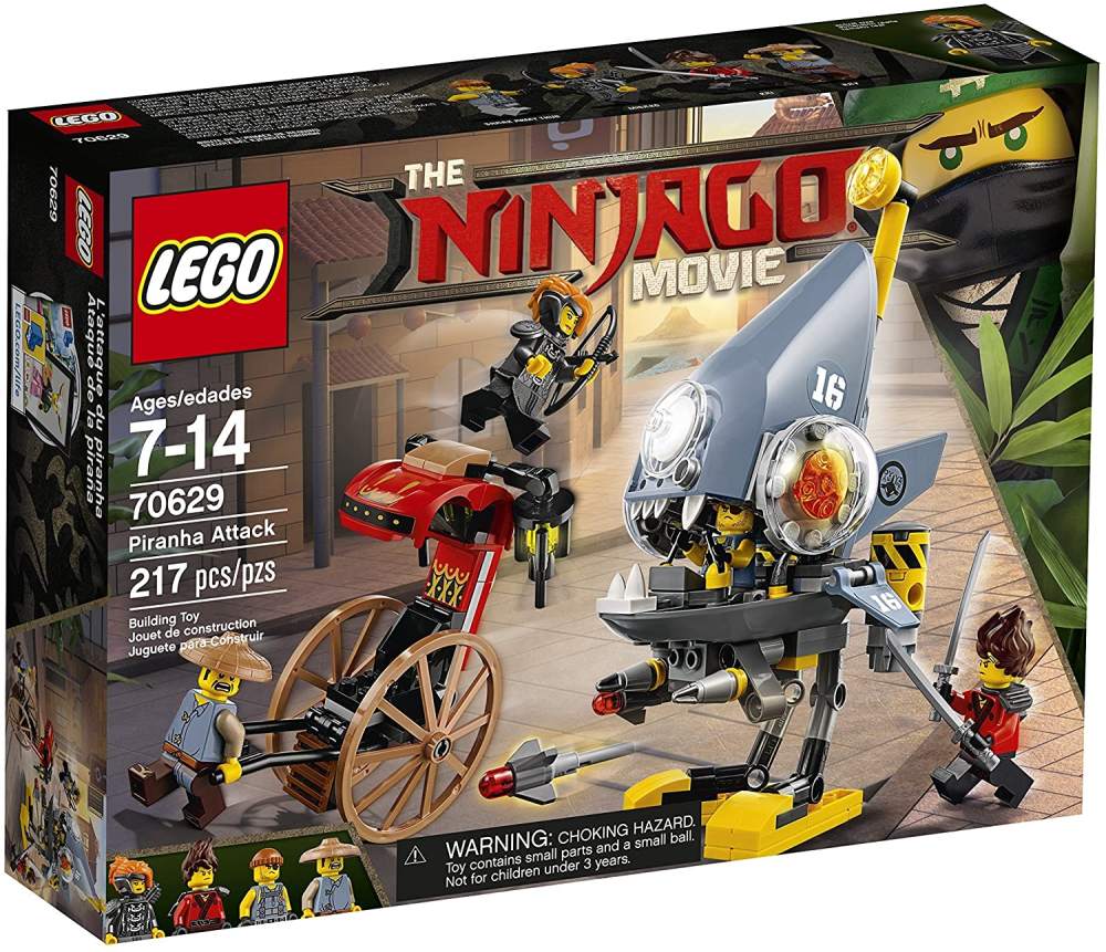 THE LEGO NINJAGO MOVIE - 70629 - CUỘC TẤN CÔNG CỦA ROBOT CÁ PIRANHA