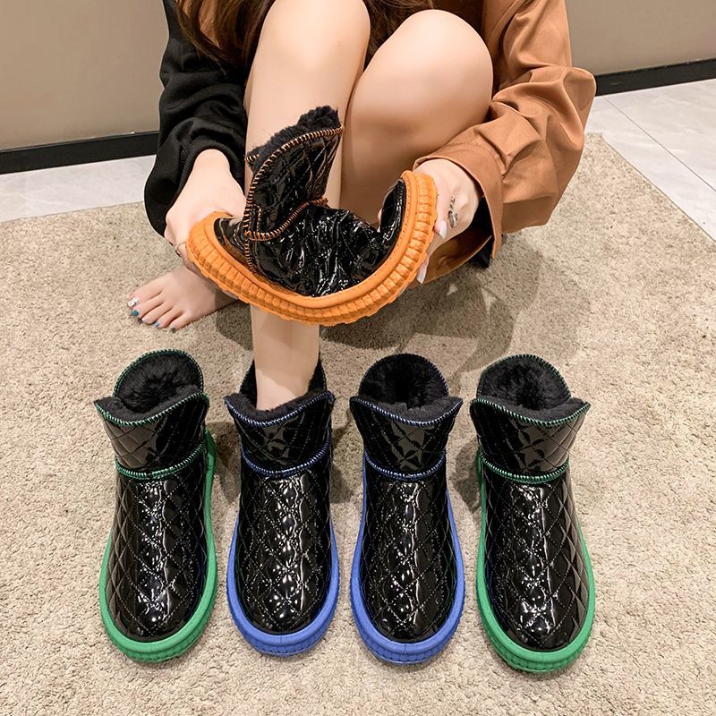 Snow boots 2023, new winter versatile waterproof, non slip, plush
