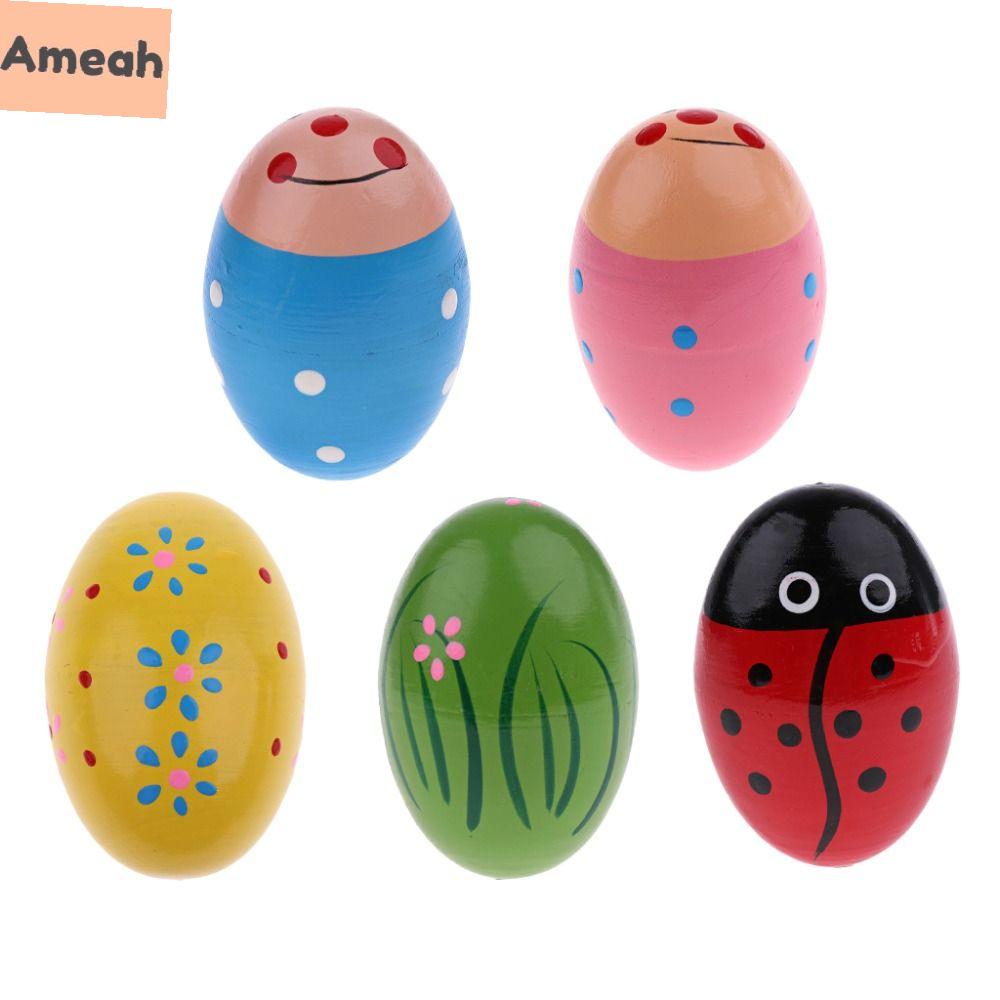 AMEAH Party Supplies Multicolor Novelty Toys Instrument Toys Egg Maracas