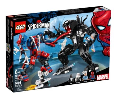 LEGO® 76115 Marvel Spider Mech vs. Venom 604pcs 8+ lego Đồ chơi gạch