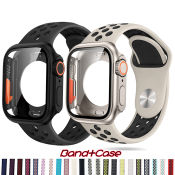 Apple Watch Sport Silicone Strap & Case for 44mm-49mm