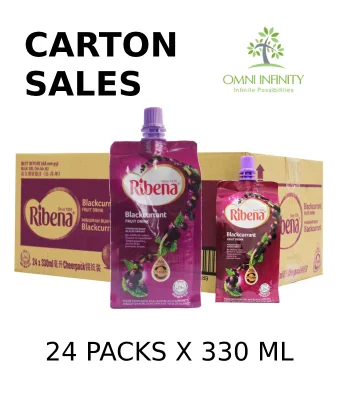 Ribena Cheerpack 330ml Pack Drinks Carton Sales (24 packs per carton)