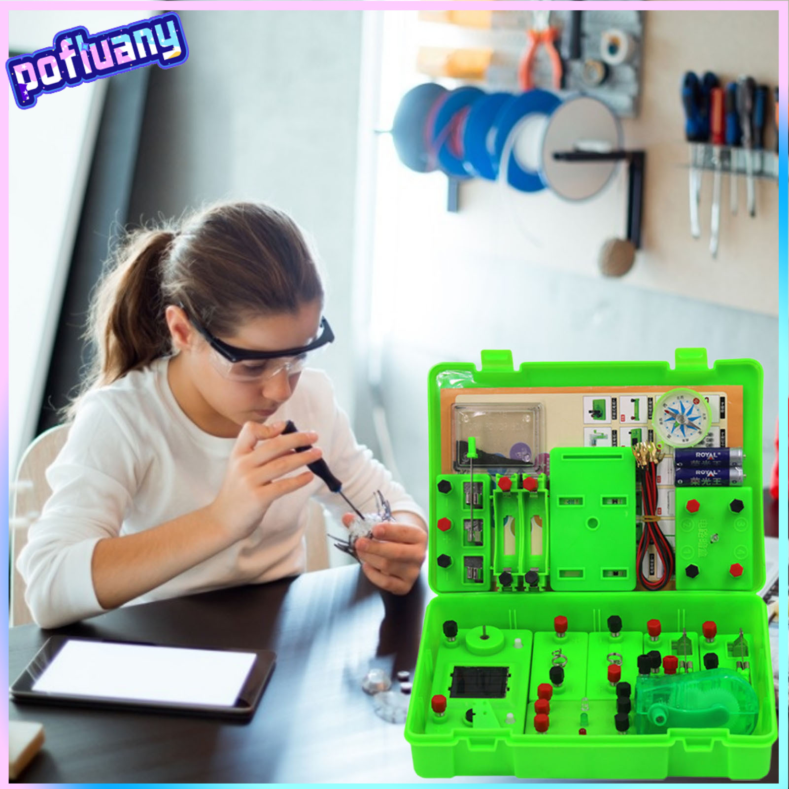 Circuit Experiment Kit Basic Connect Wires ABS Student Electricity Learning Tool for Science ราคา 545 บาท*ส่งฟรี