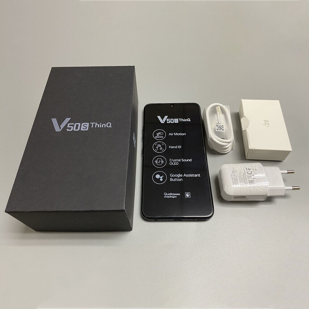 SDJHW LG V50S 5G ThinQ V510N สมาร์ทโฟน Android 8GB RAM 256GB ROM ปลดล็อคกล้อง 32MP เดิม 4G LTE ลายนิ้วมือ โทรศัพท์มือถือ FXJNS