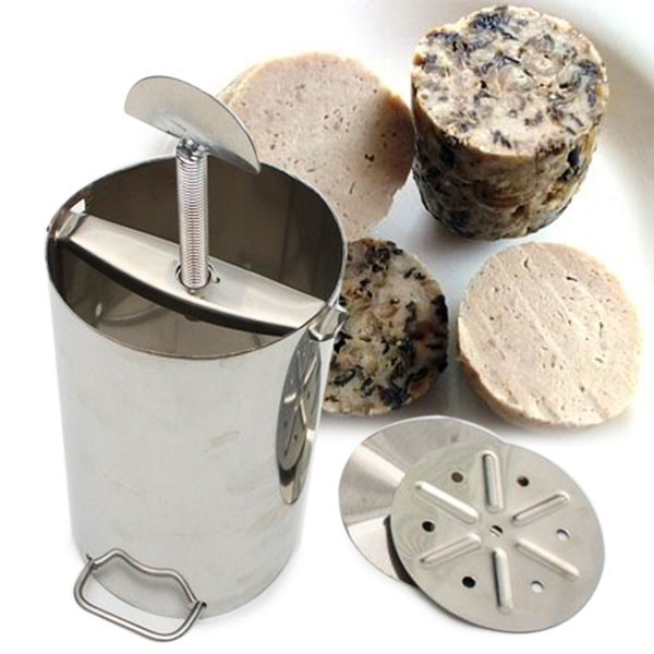 Khuôn làm giò thủ inox loại 1kg 2kg khuôn làm chả lụa ép giò thủ, khuôn bó giò chả đa năng