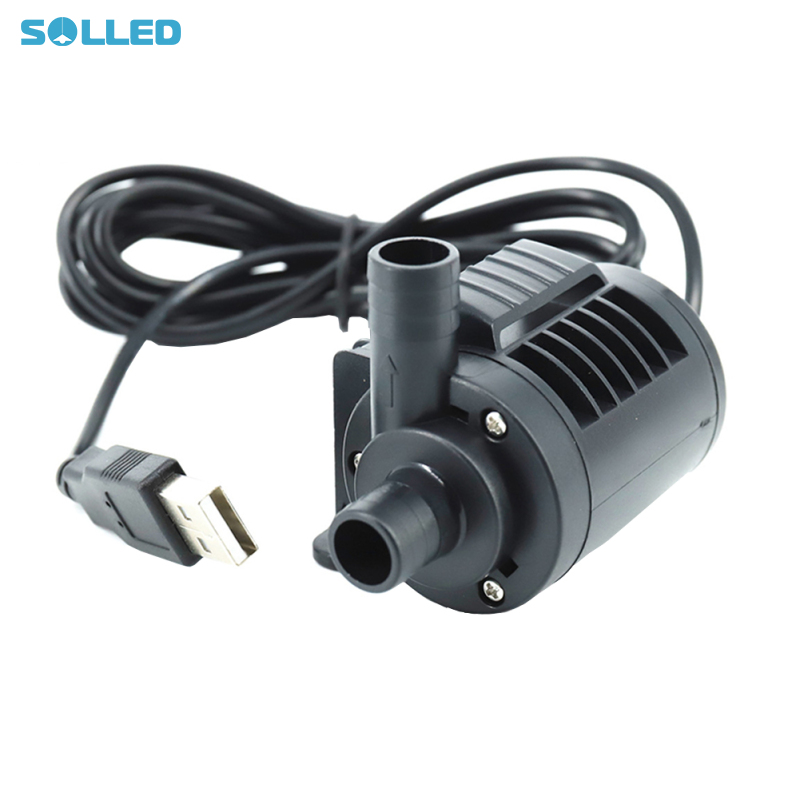 600L/H DC5V Submersible Water Pump, Fountain Water Pump For Fish Tank Hydroponics Fountains Ponds Aquariums, Brushless Centrifugal Water Circulation Pump