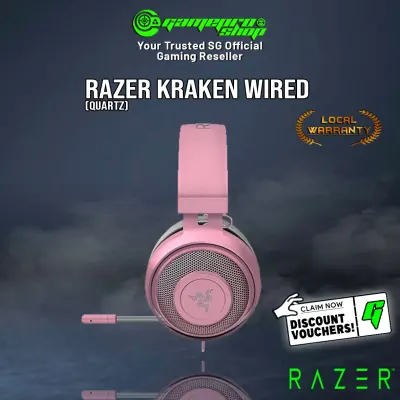 Razer Kraken Wired Gaming Headset - Quartz Edition