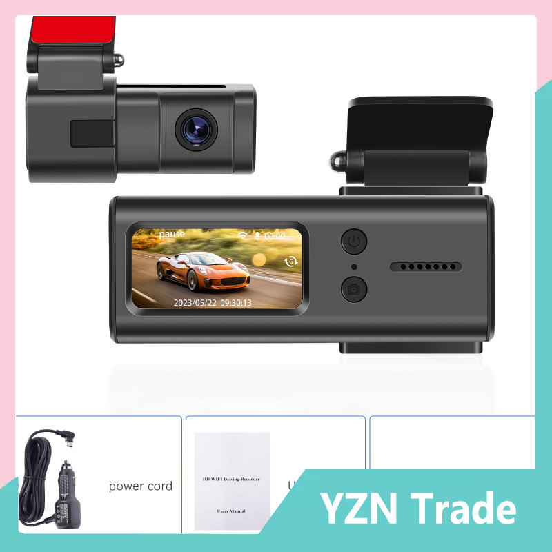 YZN Trade Camera ô tô Cam wifi Dash 1080P Camera hành trình 1.5 inch siêu