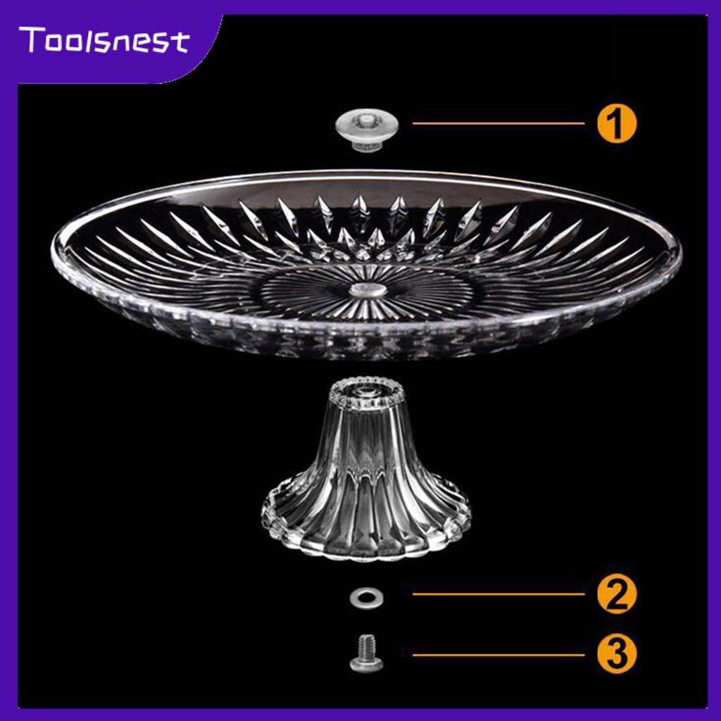 Toolsnest Acrylic Dishes Serving Tray Tea Trays 35x11cm