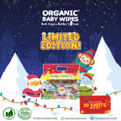 ORGANIC BABY WIPES 20's Nature PACK OF 6