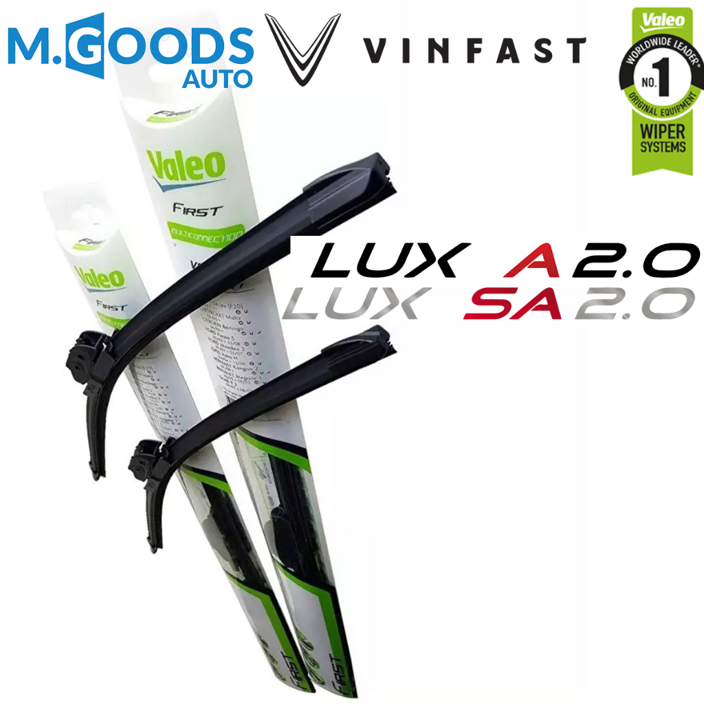 Gạt mưa Vinfast Gạt mưa Valeo thương hiệu Pháp Valeo First thân mềm cho Vinfast Lux A, Vinfast Lux SA