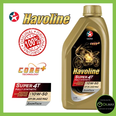 Caltex Havoline® Super 4T Fully Synthetic 10W50 Motorcycle Oil