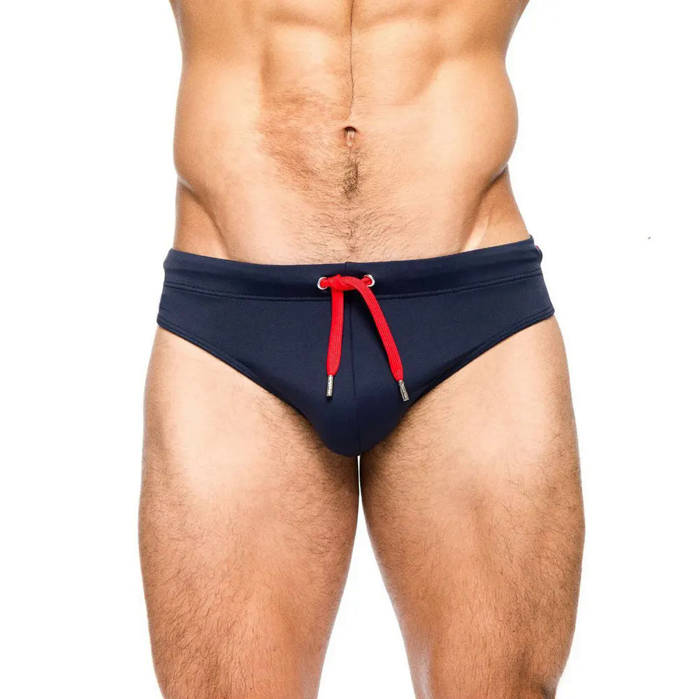 Sexy người đàn ông của thương hiệu bơi Push-Up Pad bơi thân eo thấp bơi người đàn ông Tóm Tắt Đồ bơi ers chắp vá màu sắc nóng bán mùa hè