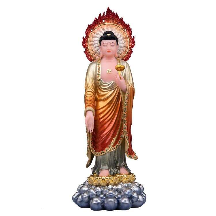 [Hoàn hảo] Tượng Phật Tây Phương Ba Thánh bằng đá cẩm thạch trắng, tượng đứng Amitabha Mahasthamaprapta Bodhisattva, đồ trang trí thờ cúng Đồ sưu tầm-Bảo hành 2 năm Giá 21,033,000 Đồng*Miễn phí vận chuyển