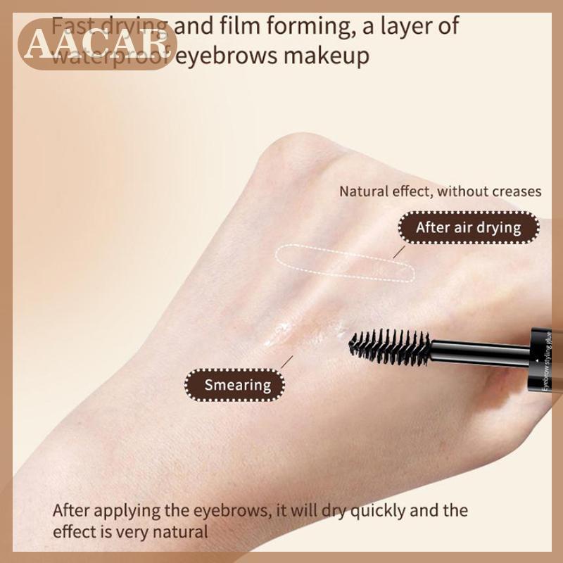 AACAR Lông Mày Tạo Kiểu Gel Không Thấm Nước Trong Suốt Lông Mày Sáp Thiết Lập Lông Mày Gel Cho Lông Mày Lâu Dài Trang Điểm Lông Mày Điêu khắc Xà Phòng