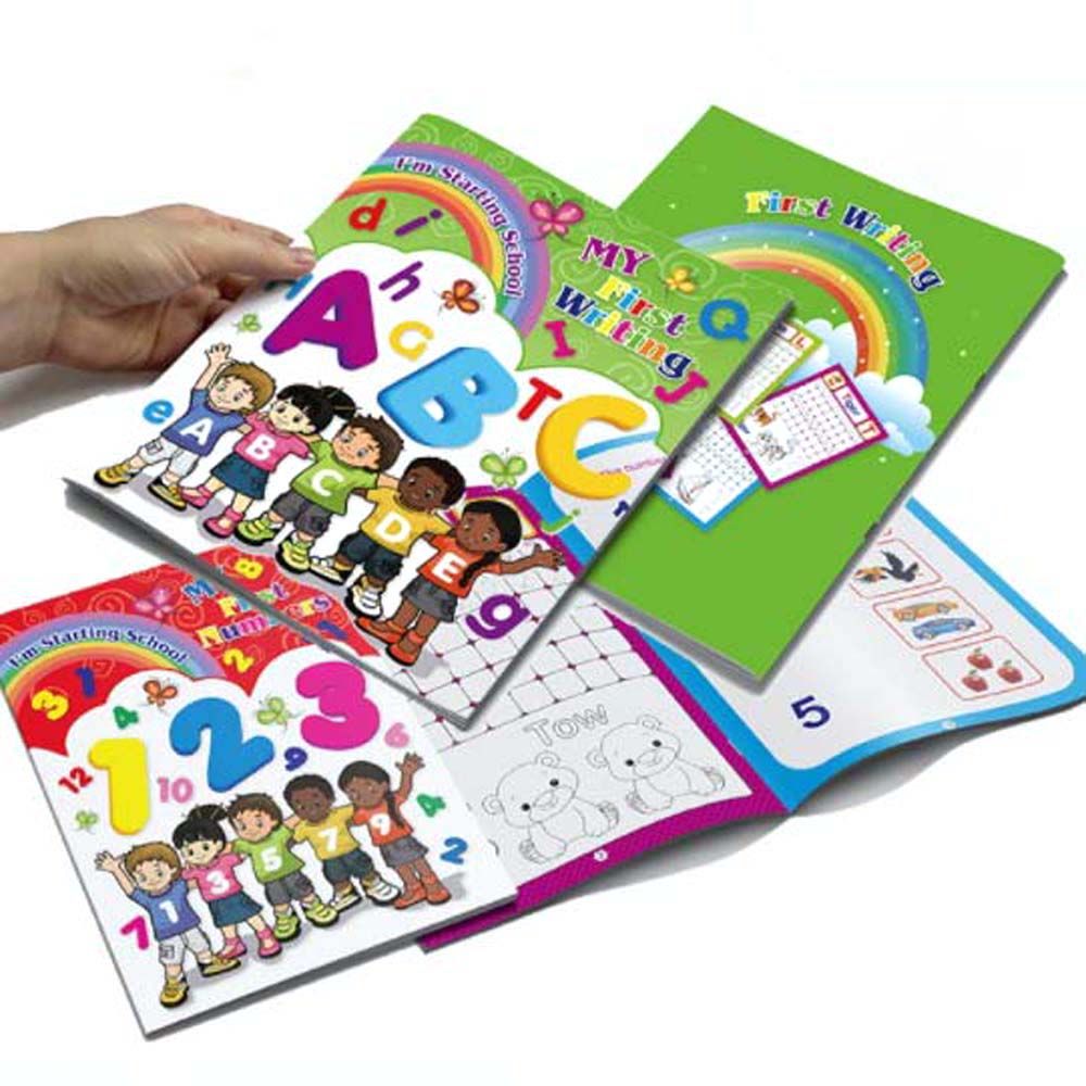 HSNXS 3-6 năm tuổi Dạng chữ viết tay Toán học Mô hình phim hoạt Hình Chữ Cái tiếng Anh Trẻ em Toán Học Tập Thể Dục Cuốn Sách Số Học Thực Hành Toán Học Trẻ em Tiếng Anh Tập Thể Dục Cuốn Sách
