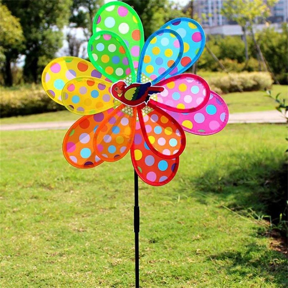 REGISTR Classic Children DIY Gift for Kids Handmade Garden Windmill