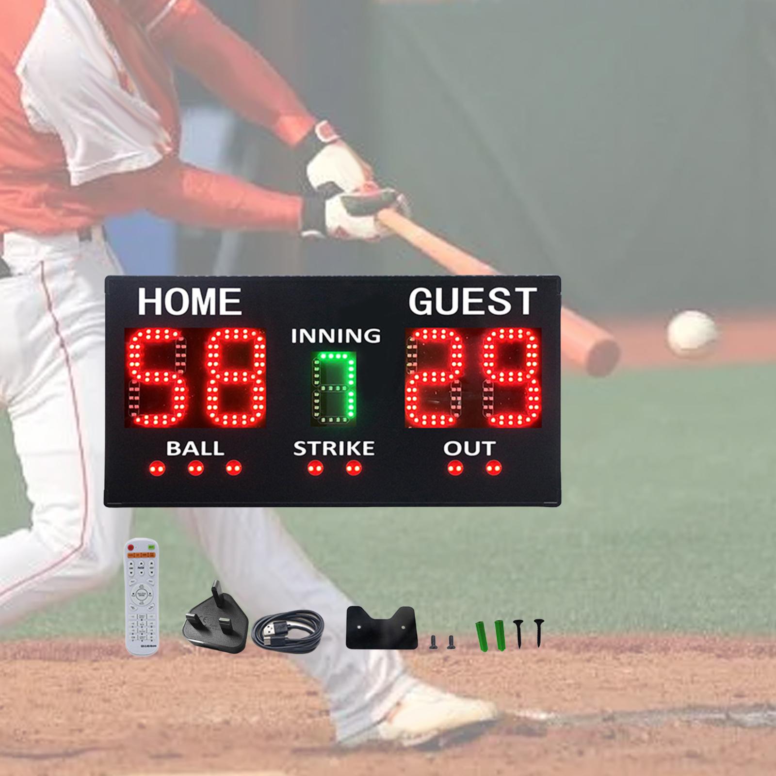 Baoblaze Baseball Scoreboard with Remote Score Keeper for Outdoor Practice Indoor ราคา 9,938 บาท*ส่งฟรี