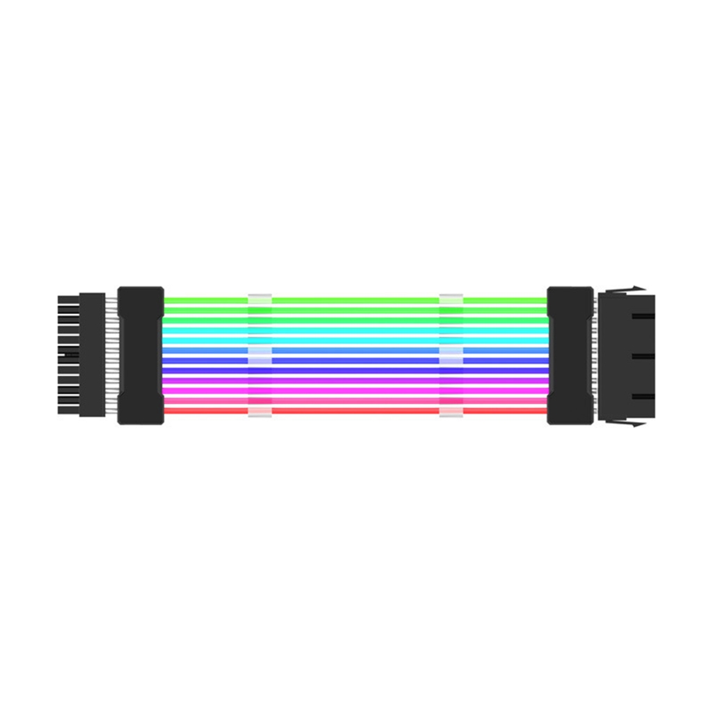 Máy tính để bàn PSU cung cấp điện 24Pin argb hai chiều Cáp Lightning 5v3p AURA-3Pin PCI-E