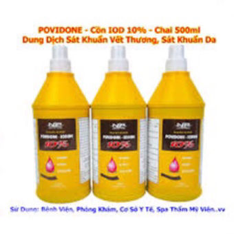 Povidon Iodine 10% - Dung dịch sát trùng, sát khuẩn hiệu quả