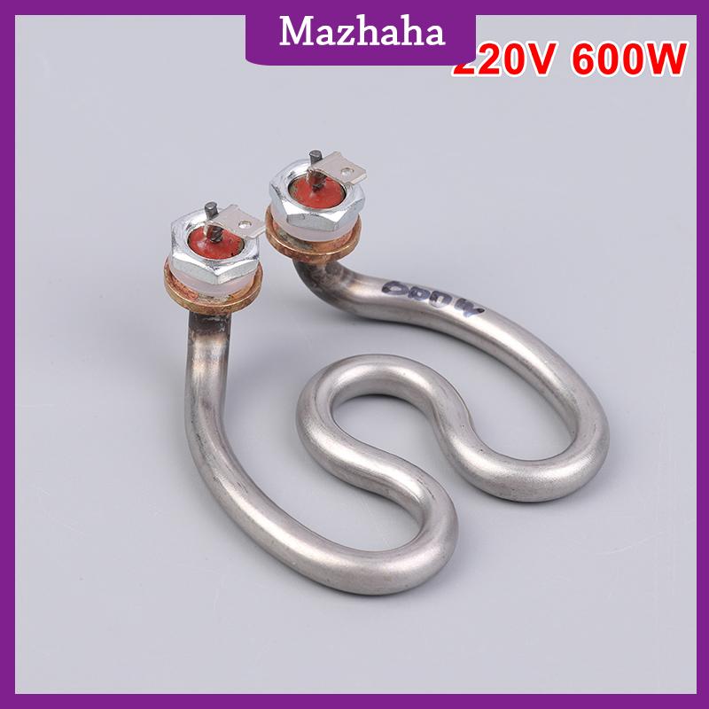 Mazhaha 500W 600W 220V Ấm đun nước điện không gỉ yếu tố làm nóng móng ngựa nước điện ống nhiệt cho máy pha cà phê - 2