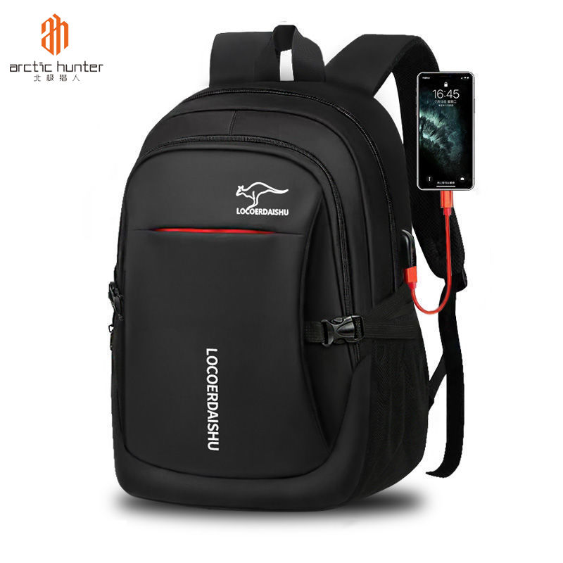 ARCTIC HUNTER balo nam balo du lịch balo đựng quần áo balo chống nước cặp đi học nam Hàn Quốc nam của xu hướng túi học sinh sức chứa lớn Túi Du Lịch Túi đựng máy tính
