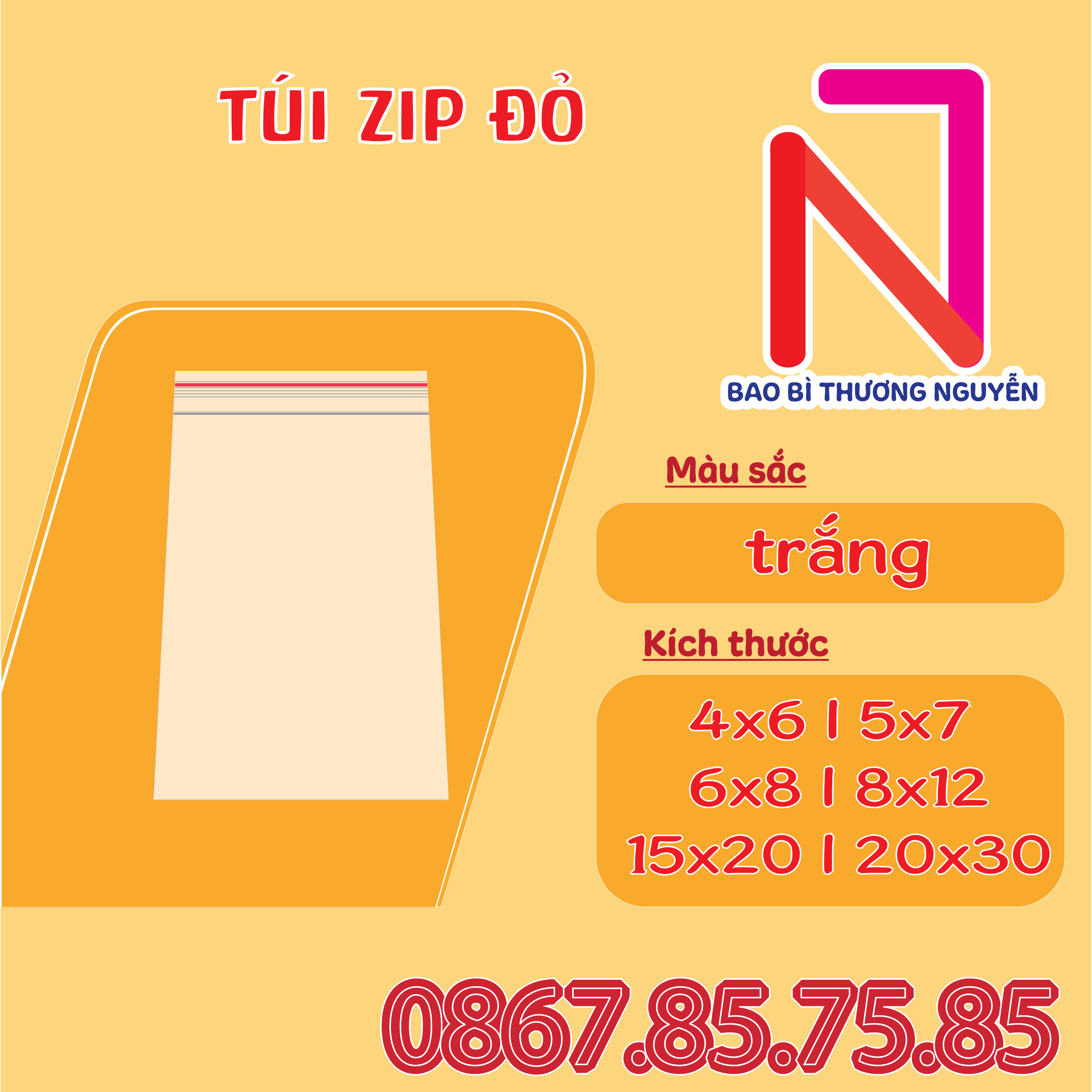 1Kg Túi Zip Chỉ Đỏ Đựng Linh Kiện Điện Tử