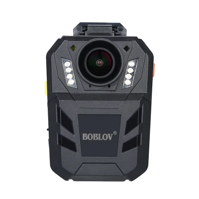 BOBLOV Body Worn Camera 32MP HD 1296P Wearable Camera DVR Video Recorder Security Remote Control Police Camera 64+GPS