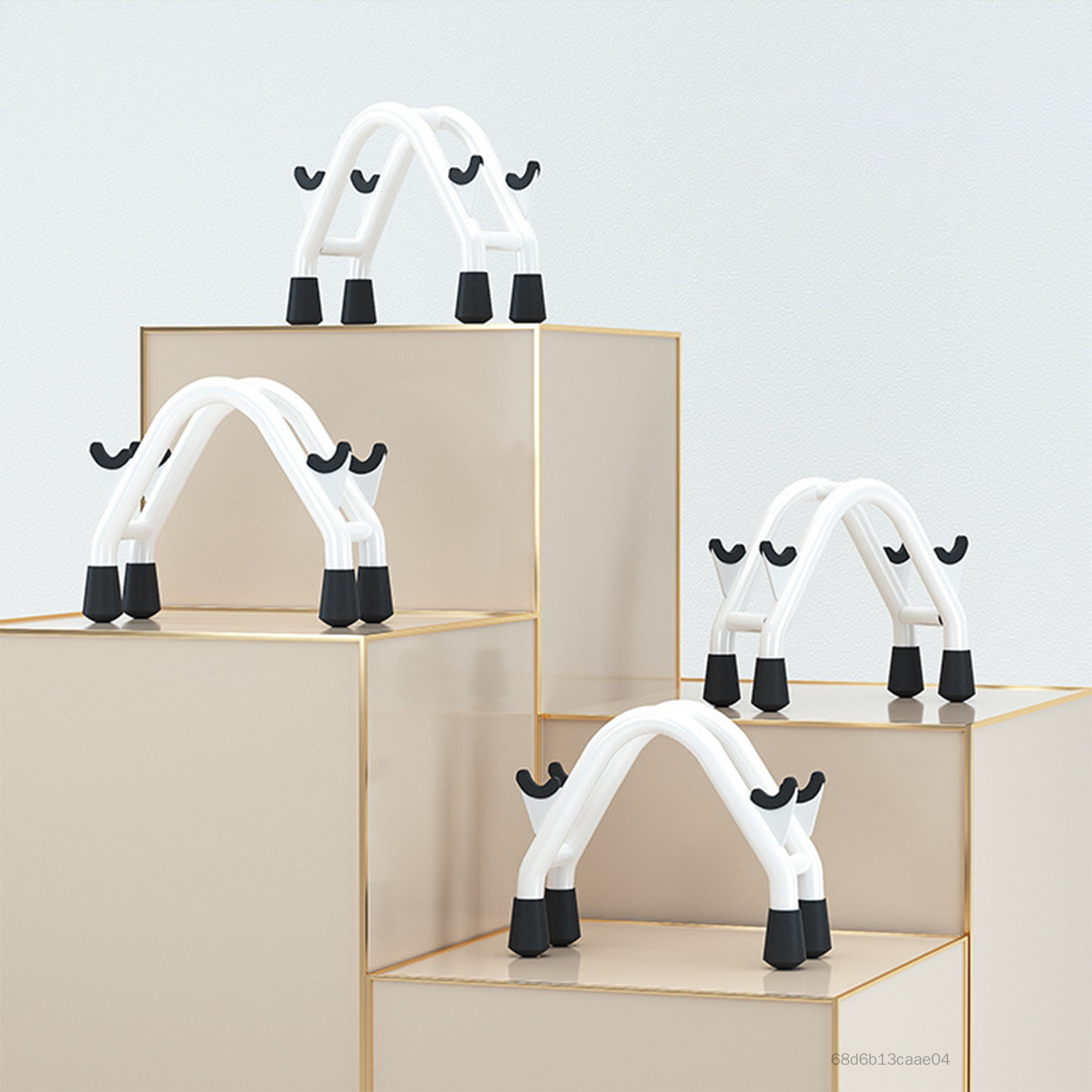 Giá đỡ bộ tạ sắt hạng nặng cho phòng tập thể dục lưu trữ nhà một lớp bells bobs với gỉ bằng chứng phủ TF-MEL-VN
