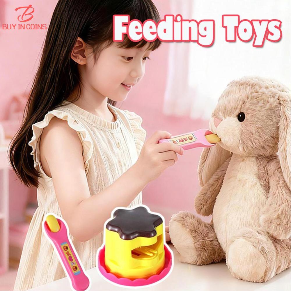 BC dâu Pudding cho ăn đồ chơi chơi giả vờ Bộ thực phẩm tương tác cho ăn trò chơi cô gái đóng vai Nhà búp bê đồ chơi thực phẩm sáng tạo giả vờ cho ăn phụ kiện