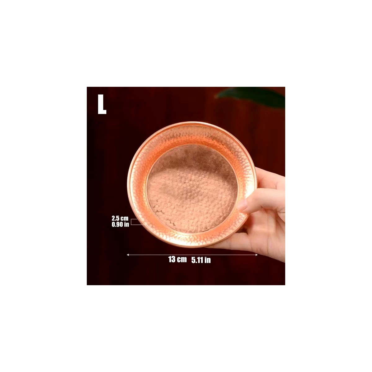 【NEW】 Tibetan Copper Plate 15.4cm Engraving Buddhism Brass Dish Auspicious Tantra Altars For Buddha Tray Desk Home Decorative