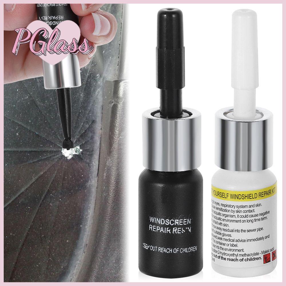 PETIGLASS Keo dán Bộ dụng cụ Chống xước kính chắn gió Keo dán kính ô tô Sửa cửa sổ ô tô Sửa kính bị 