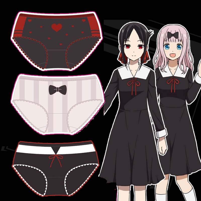 Hot Anime Kaguya Sama Love Is War Sexy Women Intimate Briefs Girl Underwear Triangel Panties Cosplay Costume Unique Design Gift