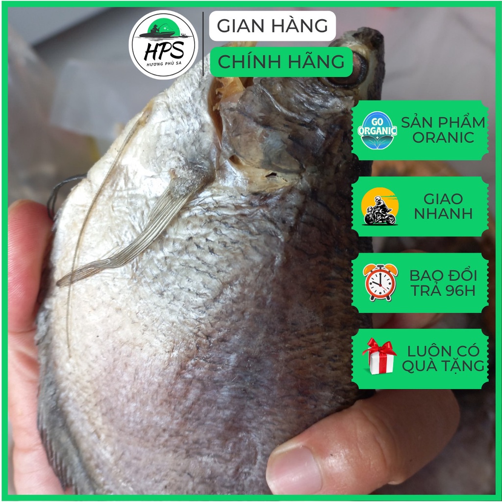 Khô cá sặc bổi, cá ướp vừa ăn thịt dày không mặn siêu to không dầu hút túi chân không - Hương Phù Sa