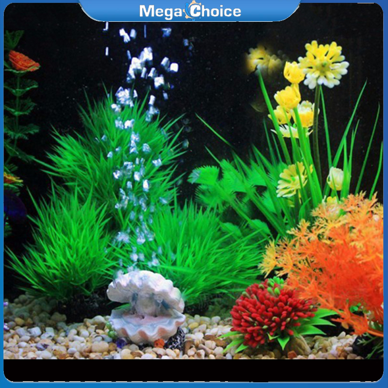 MegaChoice【100%Original】Artificial Resin Decoration Ornaments Pearl Shell Oxygen Pump Air Bubble Stone Fish Tank Aquarium Accessories ราคา 59 บาท*ส่งฟรี