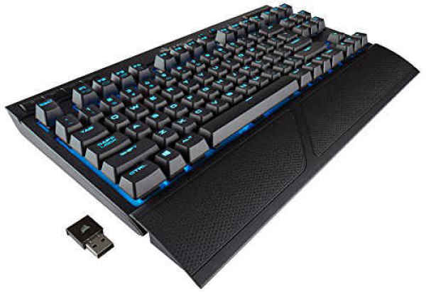 Corsair K63 Wireless Special Edition Mechanical Gaming Keyboard, backlit Ice Blue LED, Cherry MX Red - Quiet & Linear Singapore